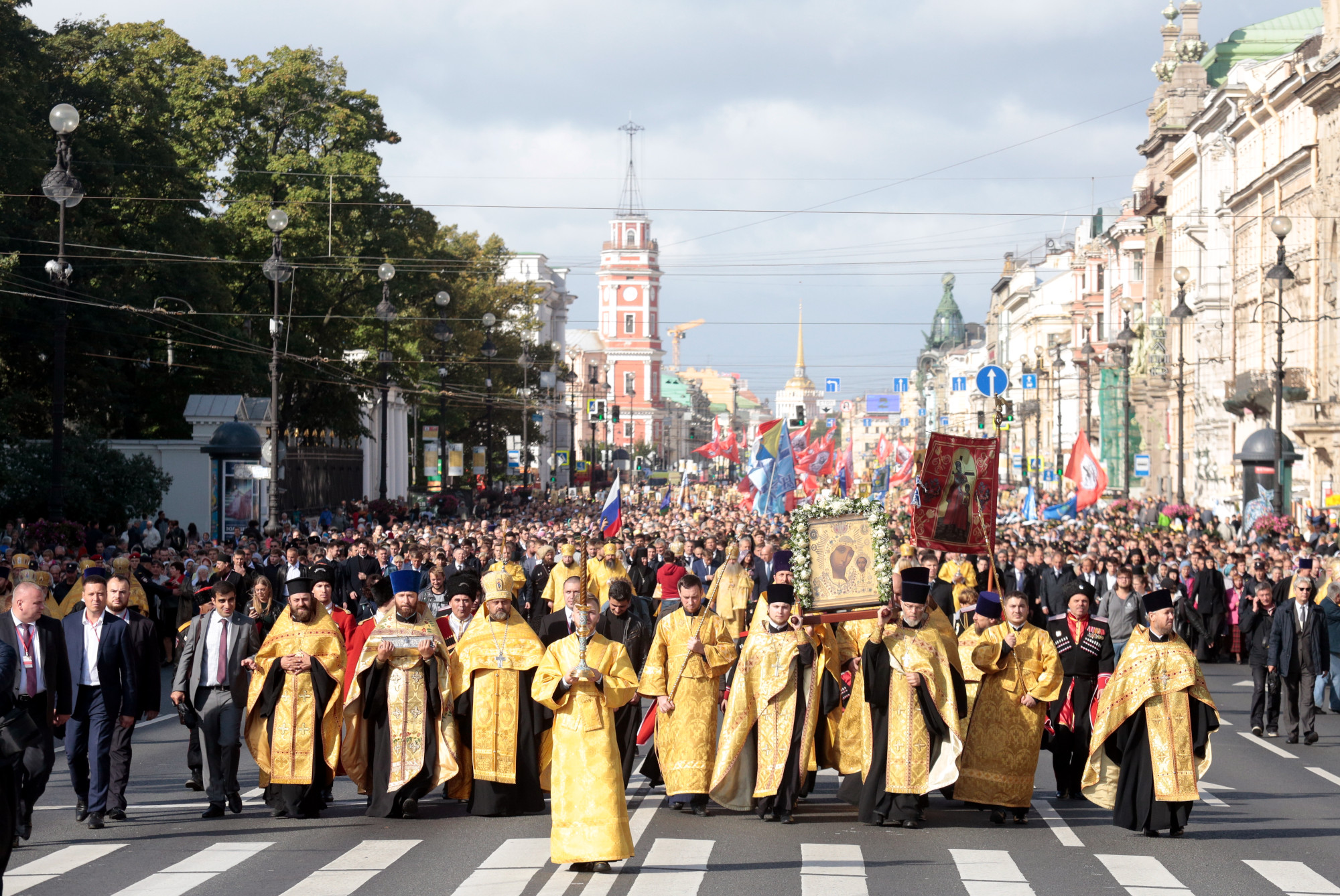 Крестный ход рисунок